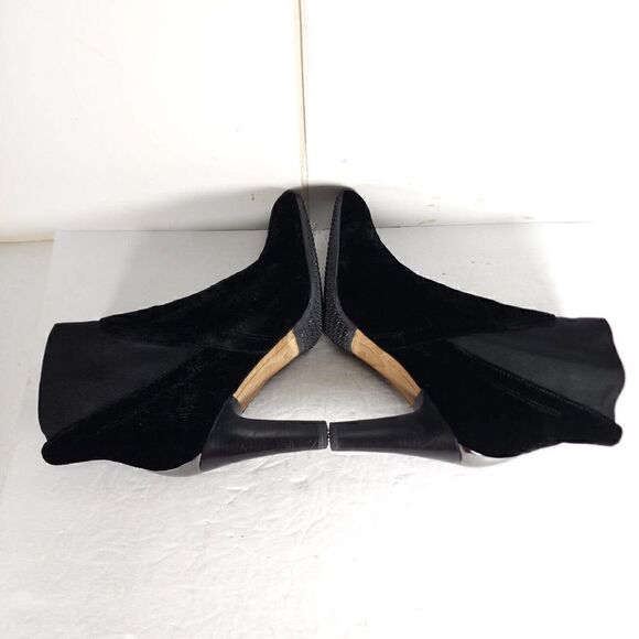 Donald J Pliner Women’s Hyde US 9.5M Black Velvet Brocade Ankle Boots Booties - Picture 11 of 14